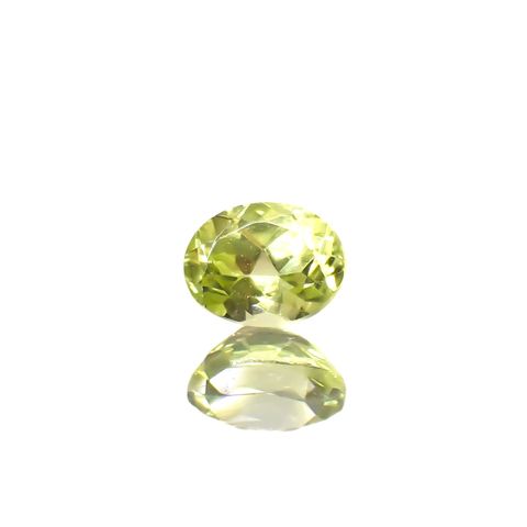 パロットクリソベリル(宝石名クリソベリル)インド産 0.25ct 識別済[230421809]4x3.1mm前後