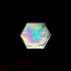 トラピッチェクォーツ 偏光板2枚付き コロンビア・ボヤカ産 25.91ct[230823258]23.5x22.2mm前後
