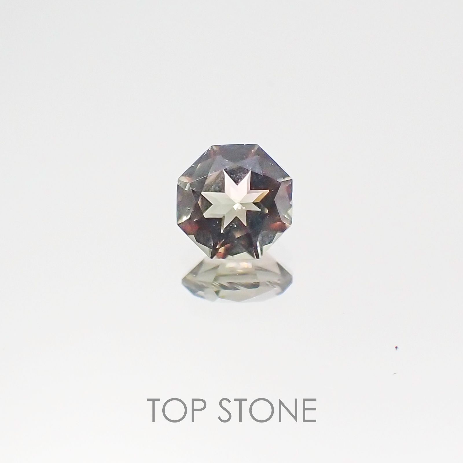◇オクタゴンカット◇バイカラートルマリンSA ブラジル・アフリカ産 ルース 0.28ct[20117146]4.4×4.4mm前後