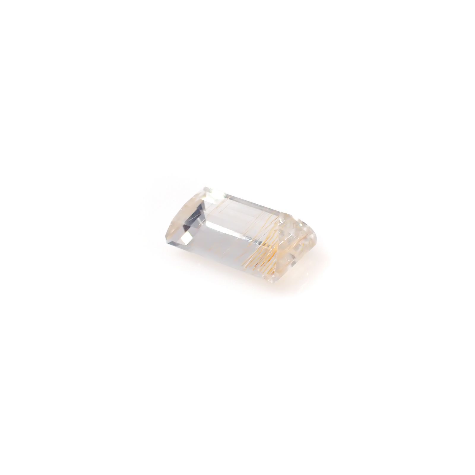 ニードルイントパーズ(チューブイントパーズ) ブラジル・ミナスジェライス州産 13.95ct[240225890]15.8x10.5mm前後
