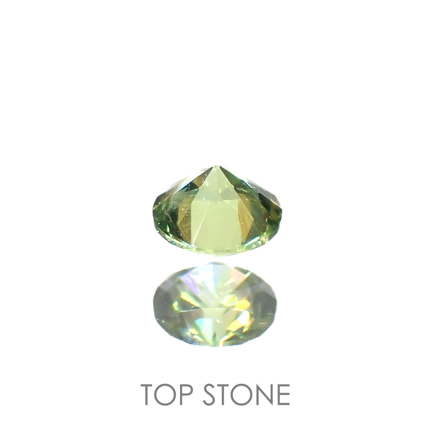 デマントイドガーネット(宝石名デマントイド・ガーネット)ロシア産 0.14ct 識別済[220616525]3.1x3.1mm前後