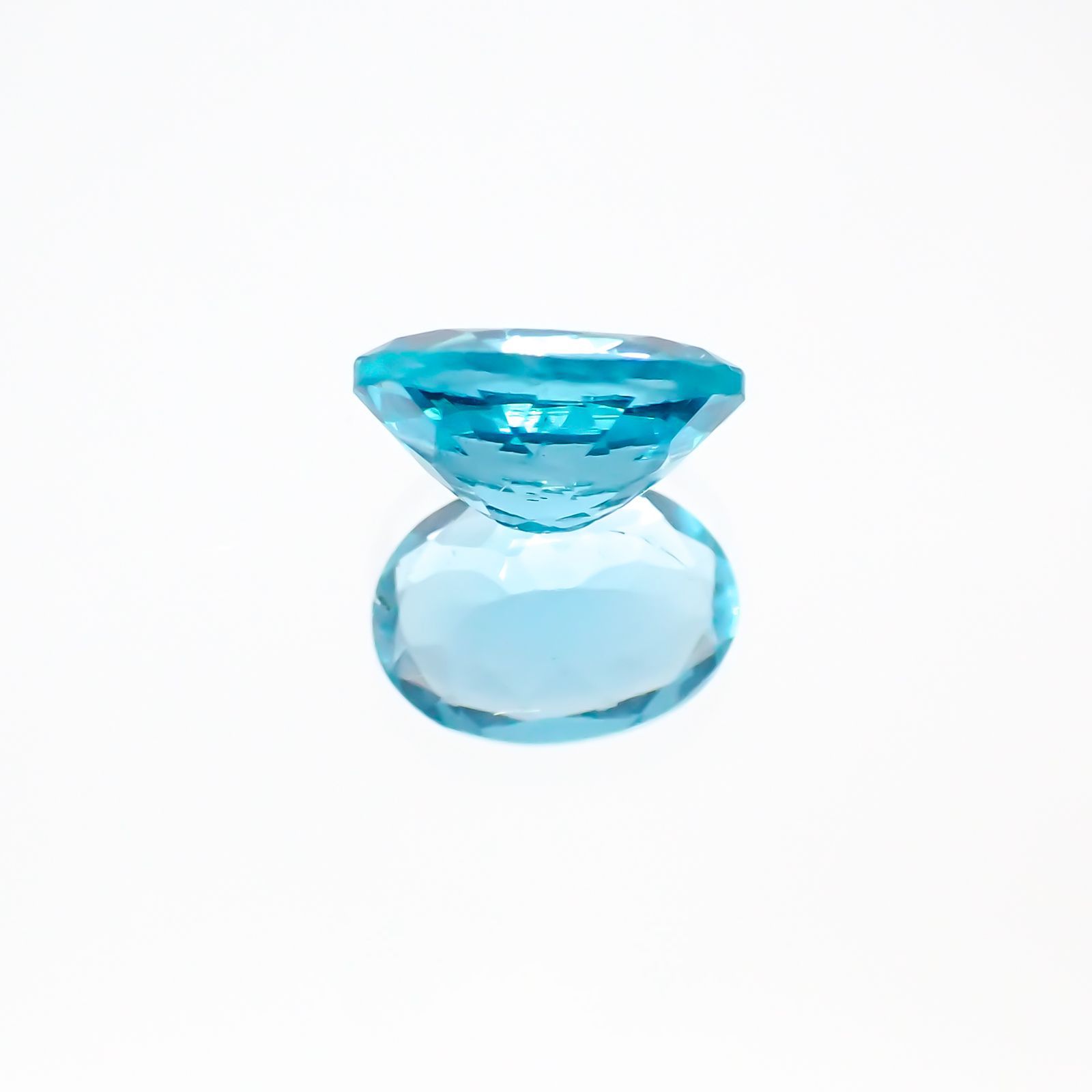 アパタイト(宝石名アパタイト)ブラジル産 0.87ct 識別済[230823192]7.1x5.1mm前後