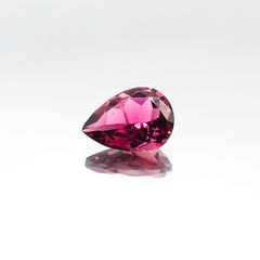 パープルトルマリン(宝石名パープル・トルマリン)ブラジル産 0.98ct 識別済[231023895]8.1x5.8mm前後
