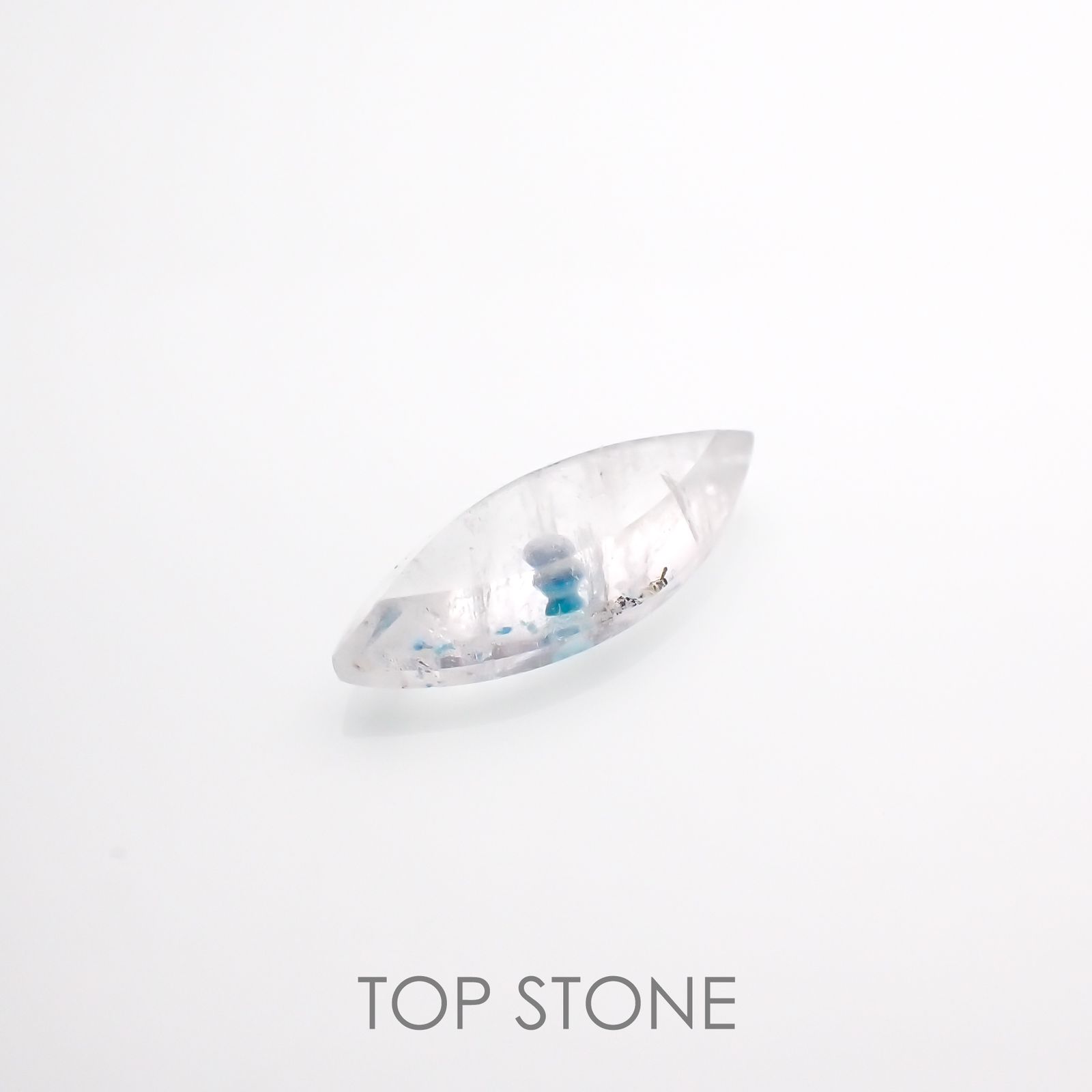 パライバクォーツ ブラジル産 1.49ct[220114255]13.6x5.2mm前後