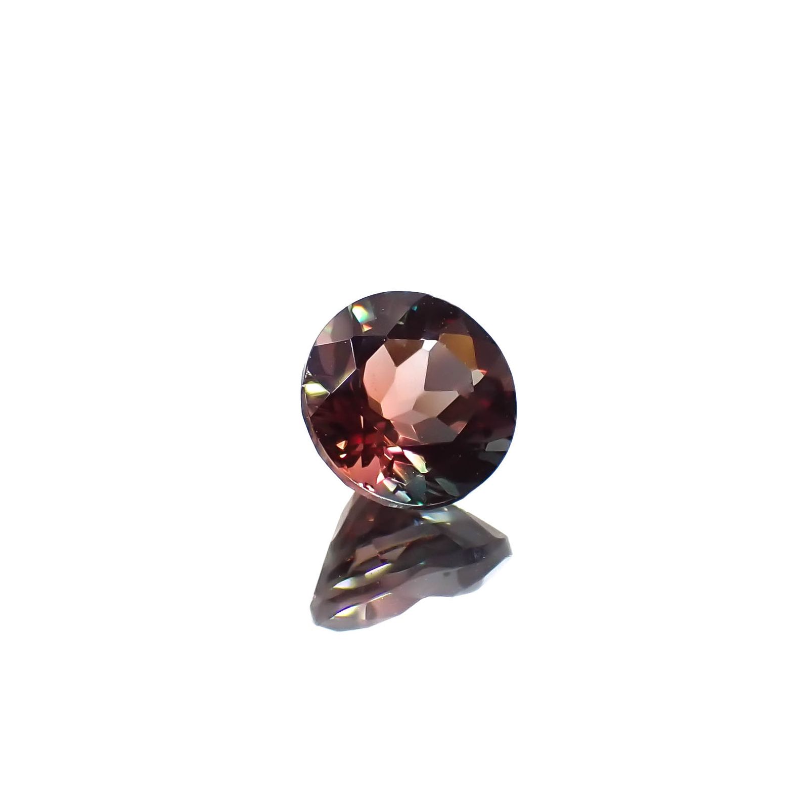 バイカラーアンデシン モンゴル産 0.85ct[230421490]6x6mm前後