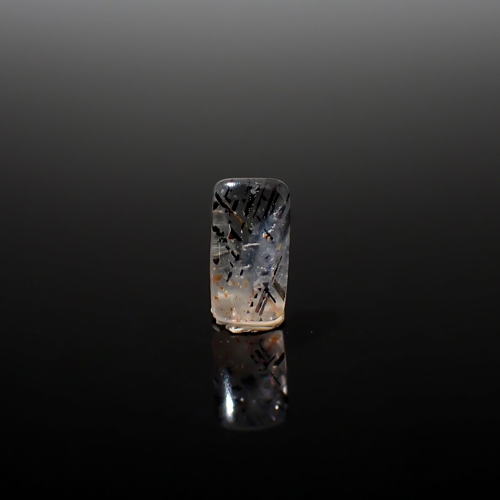 レインボーラティスサンストーン オーストラリア産 0.78ct / 8.6x4.7mm前後 [260632532]