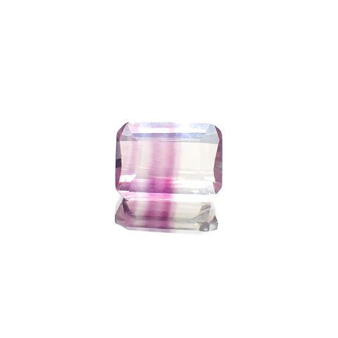バイカラーフローライト 中国産 1.69ct [220917991]7.9x5.9mm前後
