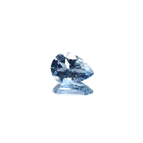 サンタマリアアクアマリン(宝石名アクアマリン) ブラジル産 0.610ct ソ付(彩珠)[210711896]7×5.1mm前後