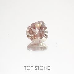 オレゴンサンストーン(宝石名ラブラドライト) アメリカ・オレゴン州産 1.01ct 識別済[210410418]6.9×6.8mm前後