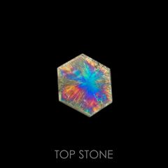 トラピッチェクォーツ 偏光板2枚付き コロンビア・ボヤカ産 40.57ct[230220809]28.3x25.8mm前後