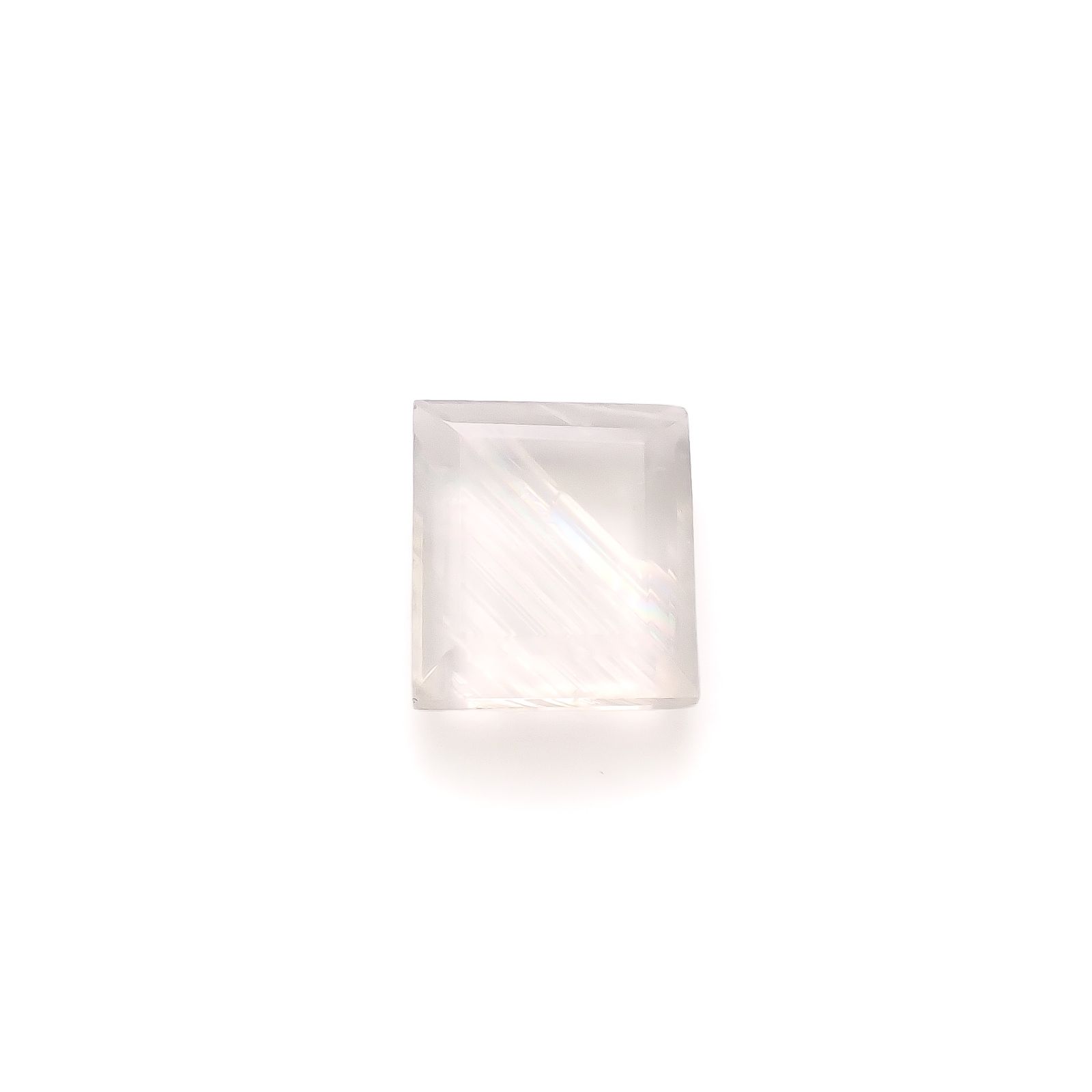 ◇リバーシブル◇マラウイムーンストーン マラウイ共和国産 7.31ct / 12.8x11.4mm前後 [260331821]