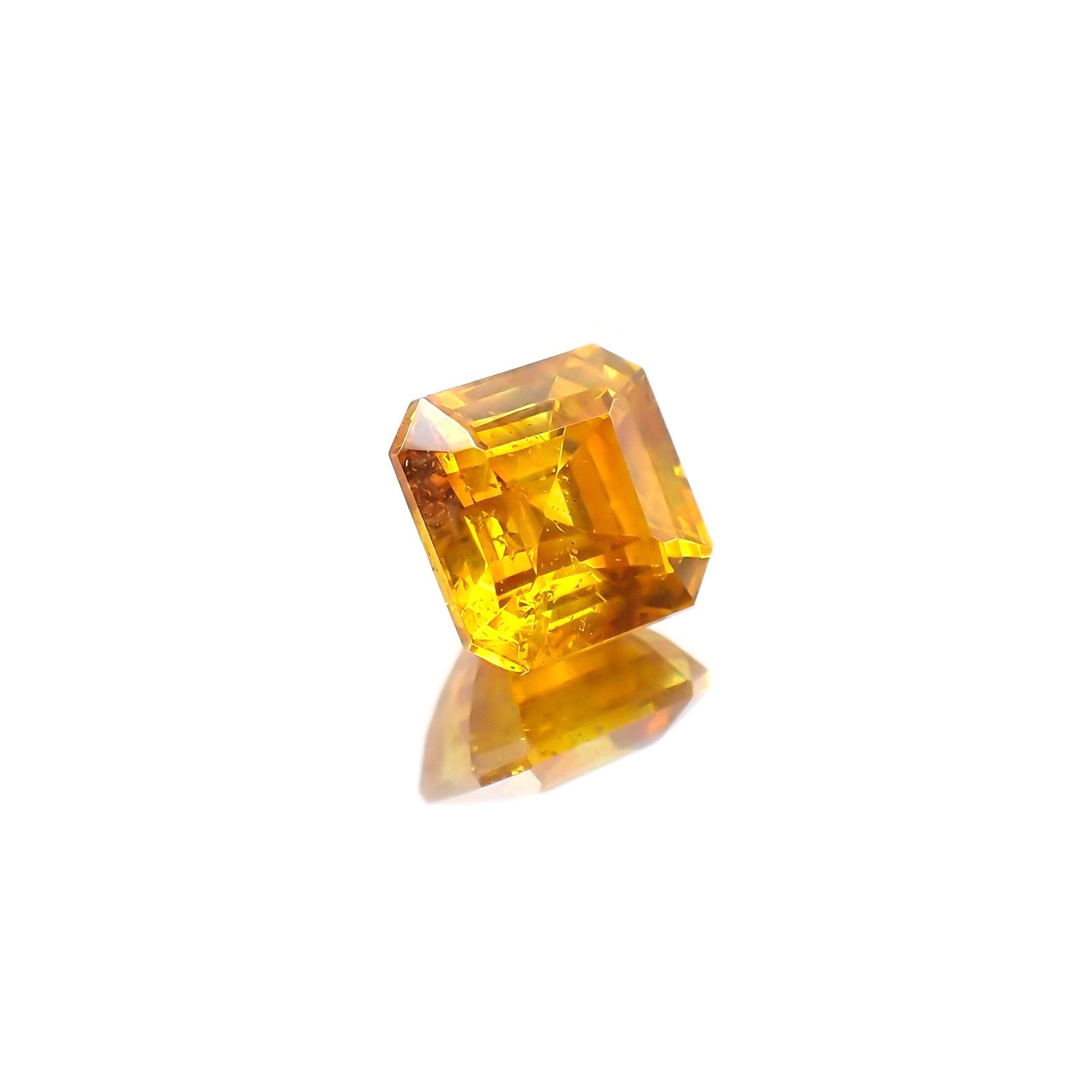 スファレライト(宝石名スファレライト) スペイン産 2.86ct 識別済[20129321]7.3×7.2mm前後