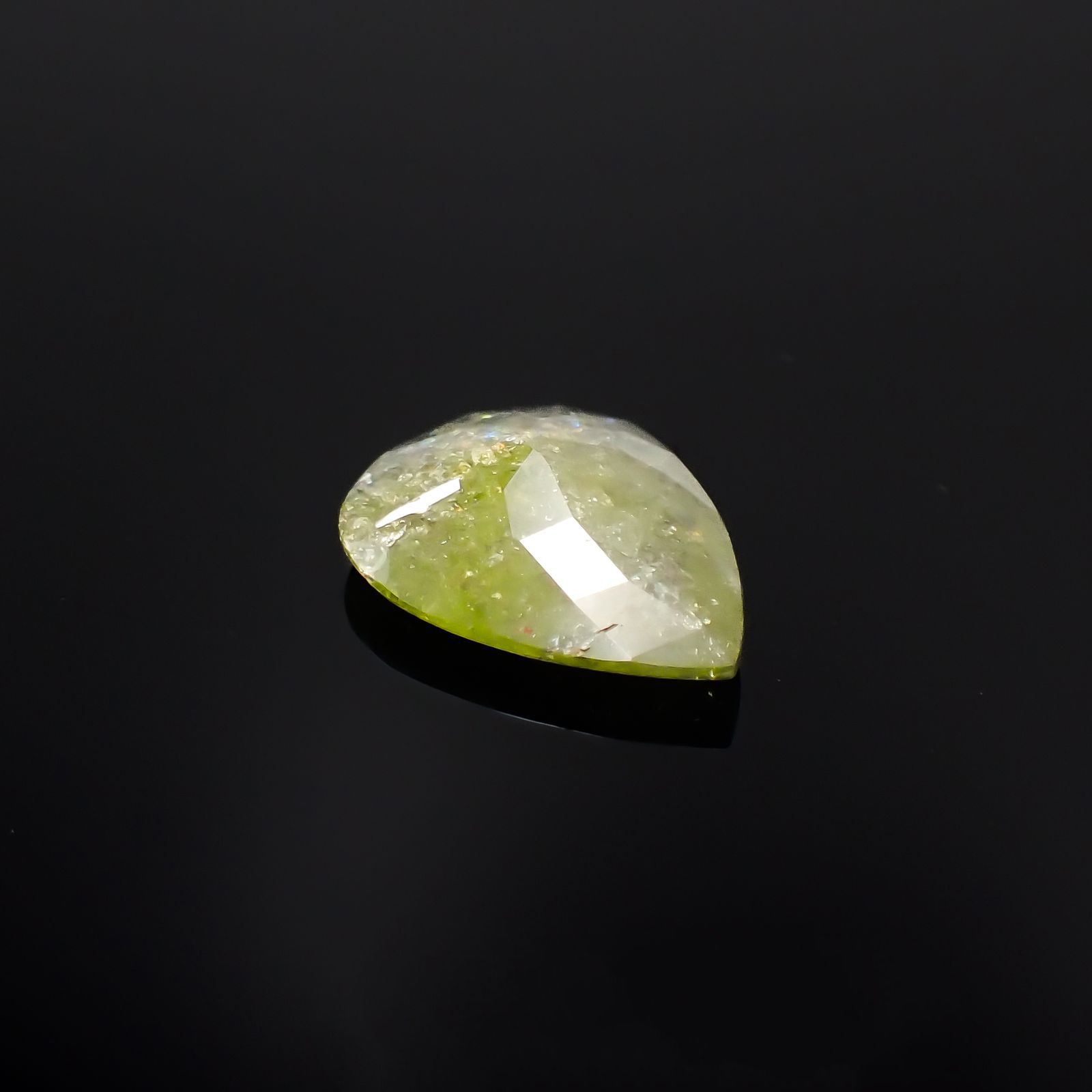 イリデッセンスクロムトルマリン(宝石名トルマリン)ケニア産 5.47ct 識別済[221119088]16.7x12.6mm前後
