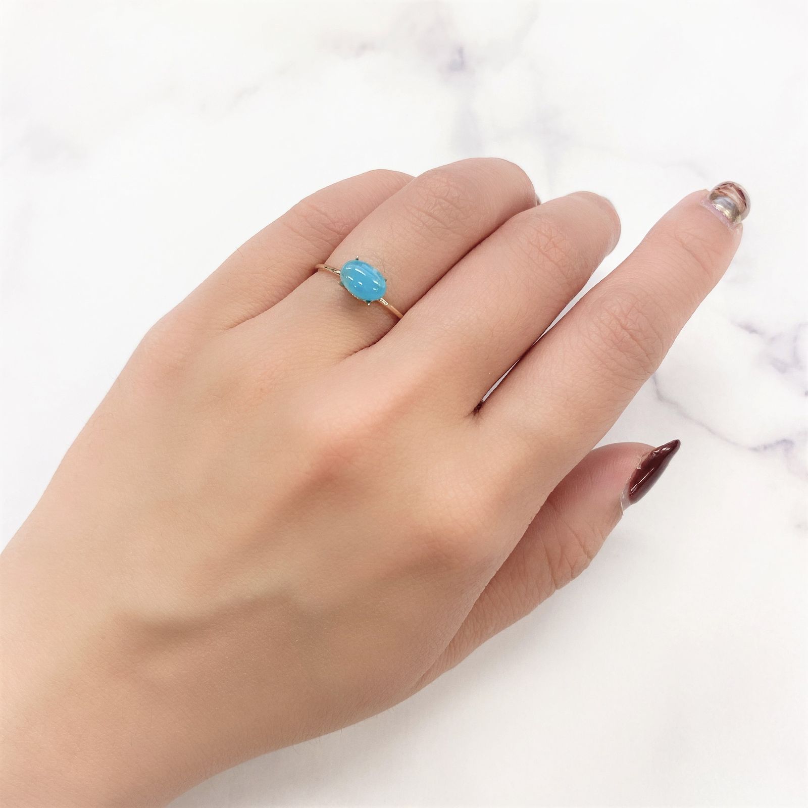 ヘミモルファイト(宝石名ヘミモルファイト)コンゴ民主共和国産 1.25ct 識別済[220717177]7.6x5.2mm前後