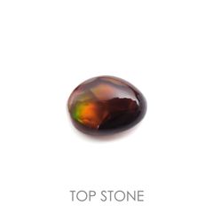 ◇フリーフォーム◇ファイヤーアゲート メキシコ産 4.75ct[220917760]13.2x9.8mm前後