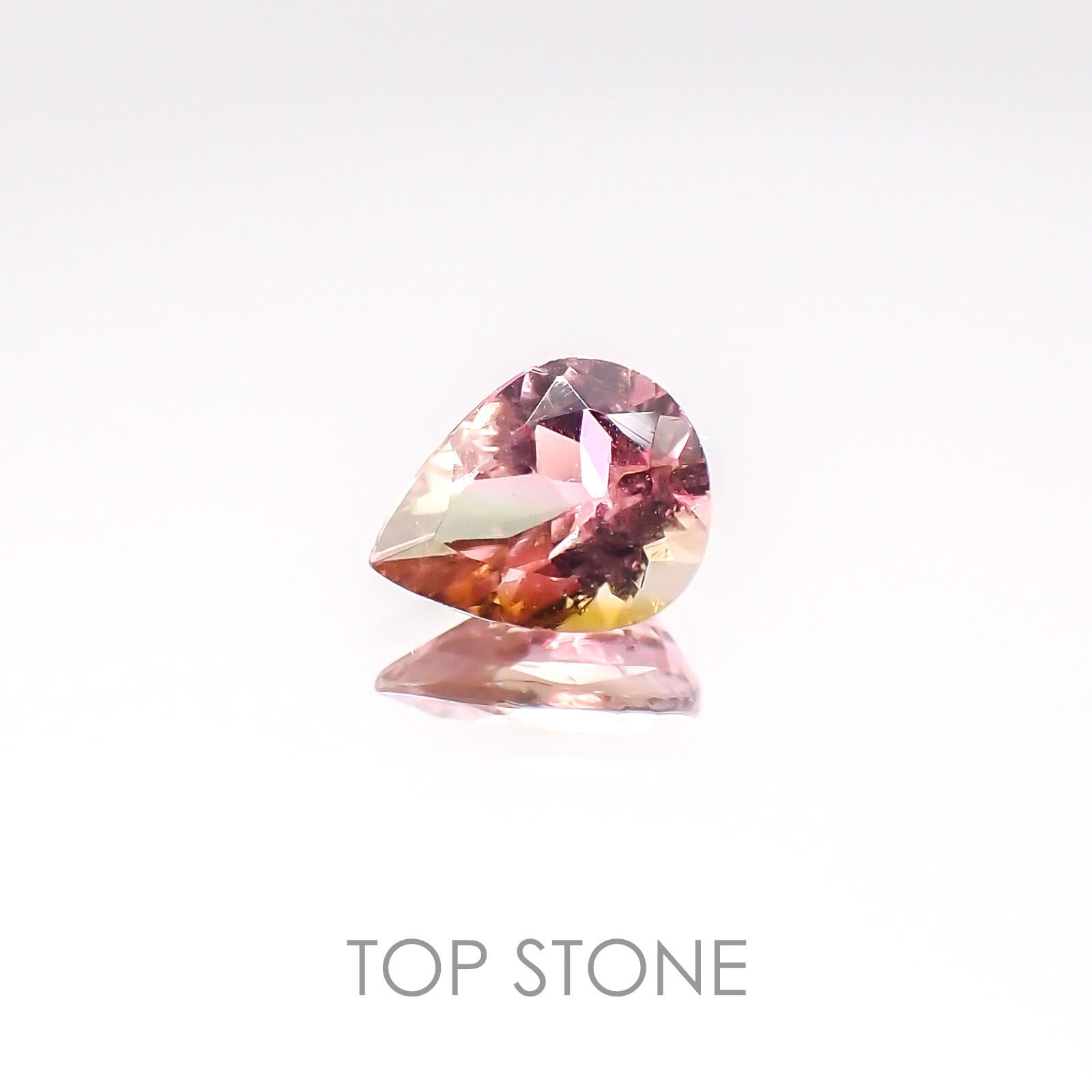 バイカラートルマリン ブラジル産 ルース 0.43ct[20106808]6×4.7mm前後