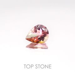 バイカラートルマリン ブラジル産 ルース 0.43ct[20106808]6×4.7mm前後
