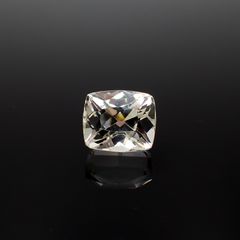 イエロースポジュミン(宝石名スポジュミン)アフガニスタン産 6.36ct 識別済[231225005]10.1x8.6mm前後