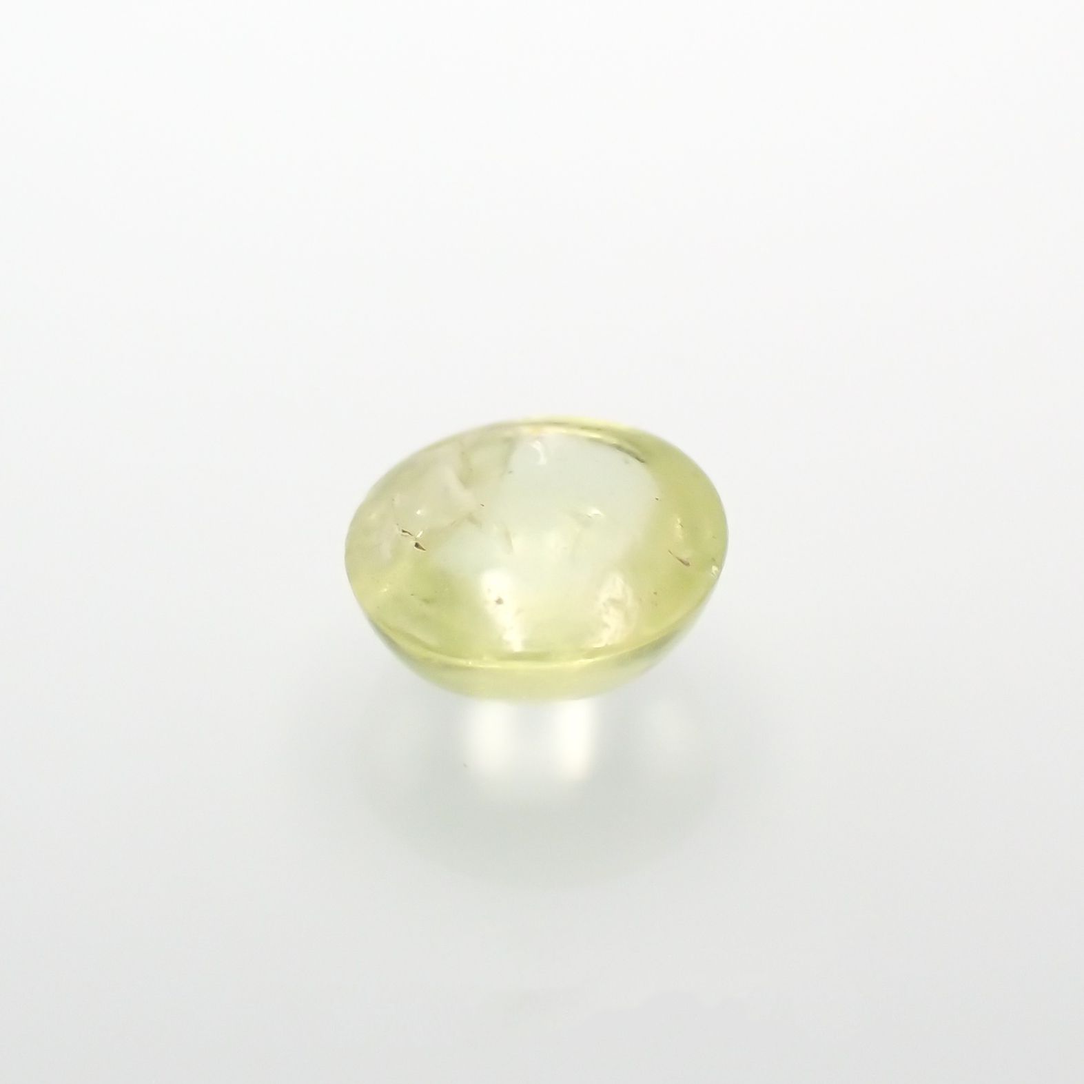 クリソベリルキャッツアイ スリランカ産 0.29ct[221018251]3.9x3.9mm前後