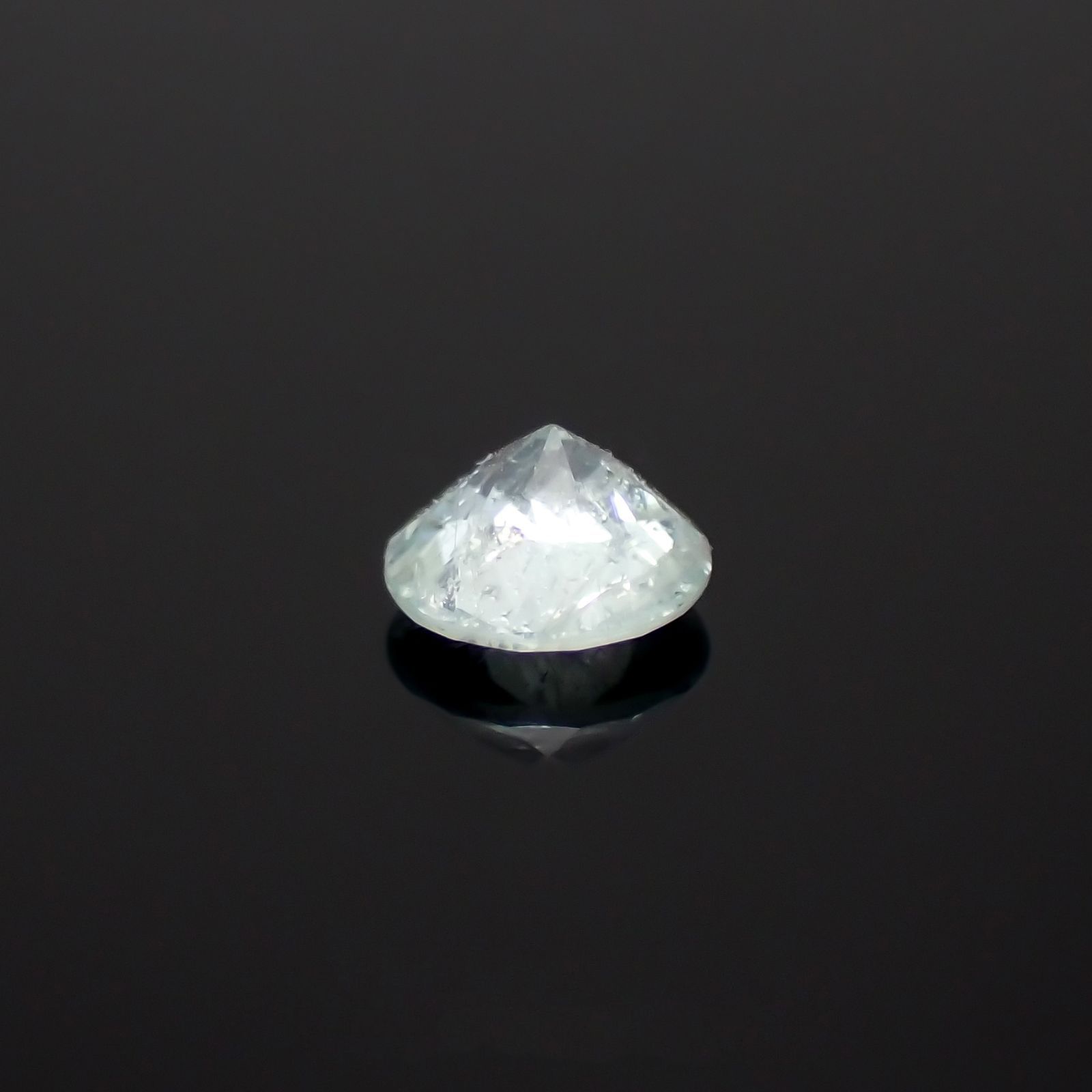 パライバトルマリン(宝石名トルマリン/別名パライバ・トルマリン)モザンビーク産 0.15ct 識別済[230220441]3.5x3.4mm前後
