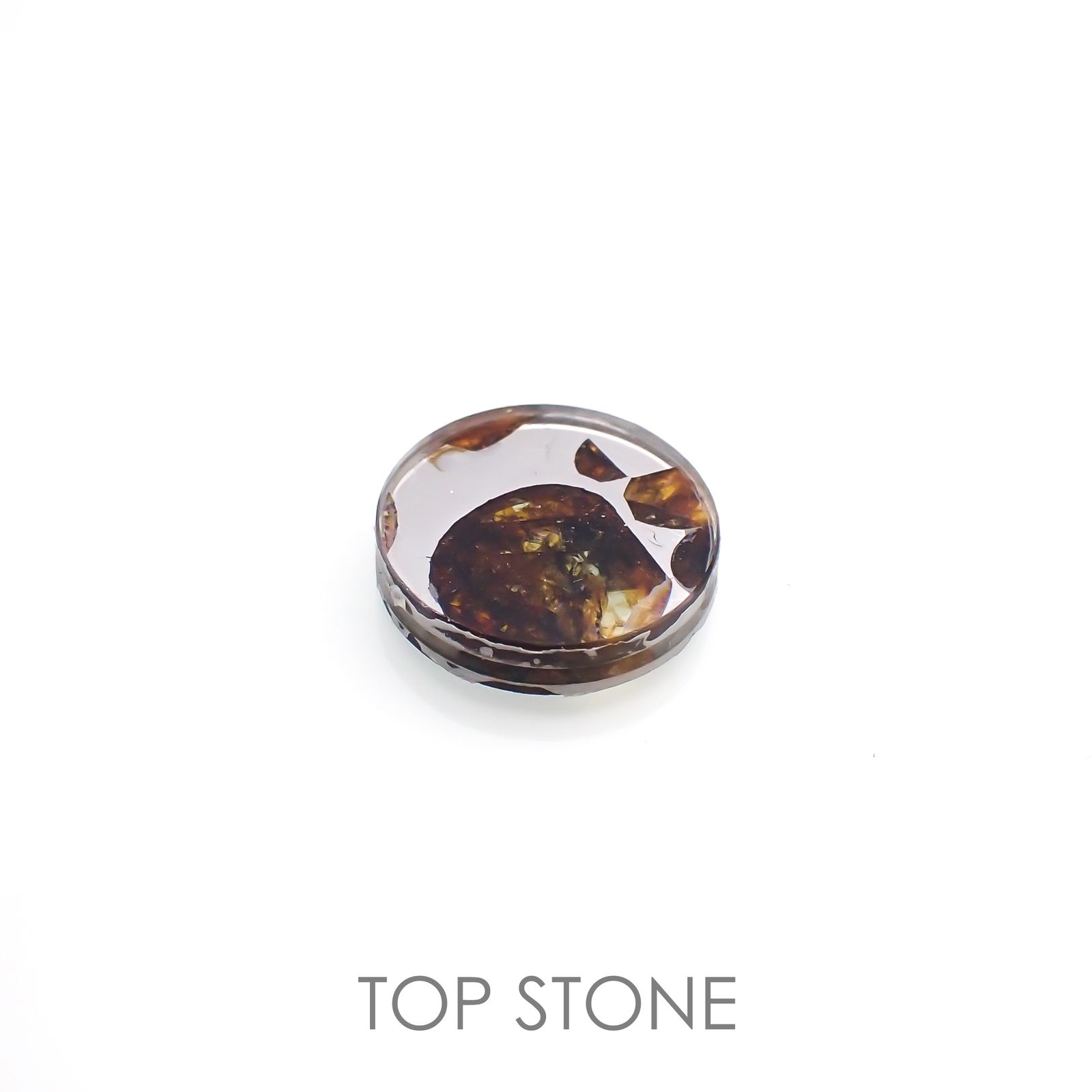 パラサイト隕石Sericho トリプレット 発見地：ケニア 4.24ct[220114147]12x12mm前後