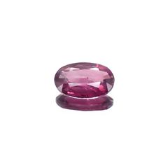 パープルサファイア(宝石名パープル・サファイア) カシミール産 ソ付(彩珠) 0.895ct / 7.8×5.6mm前後 [251010238]