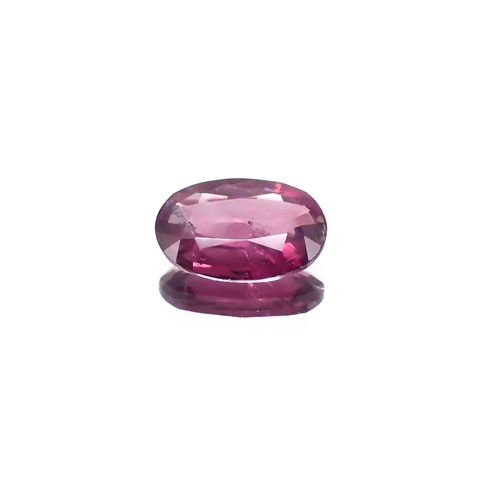 パープルサファイア(宝石名パープル・サファイア) カシミール産 ソ付(彩珠) 0.895ct / 7.8×5.6mm前後 [251010238]