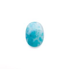 パライバトルマリンインクォーツ(宝石名トルマリンインクォーツ/別名パライバ・トルマリン)ブラジル産 7.390ct ソ付(宝貴協)[221018821]18.91x13.9mm前後