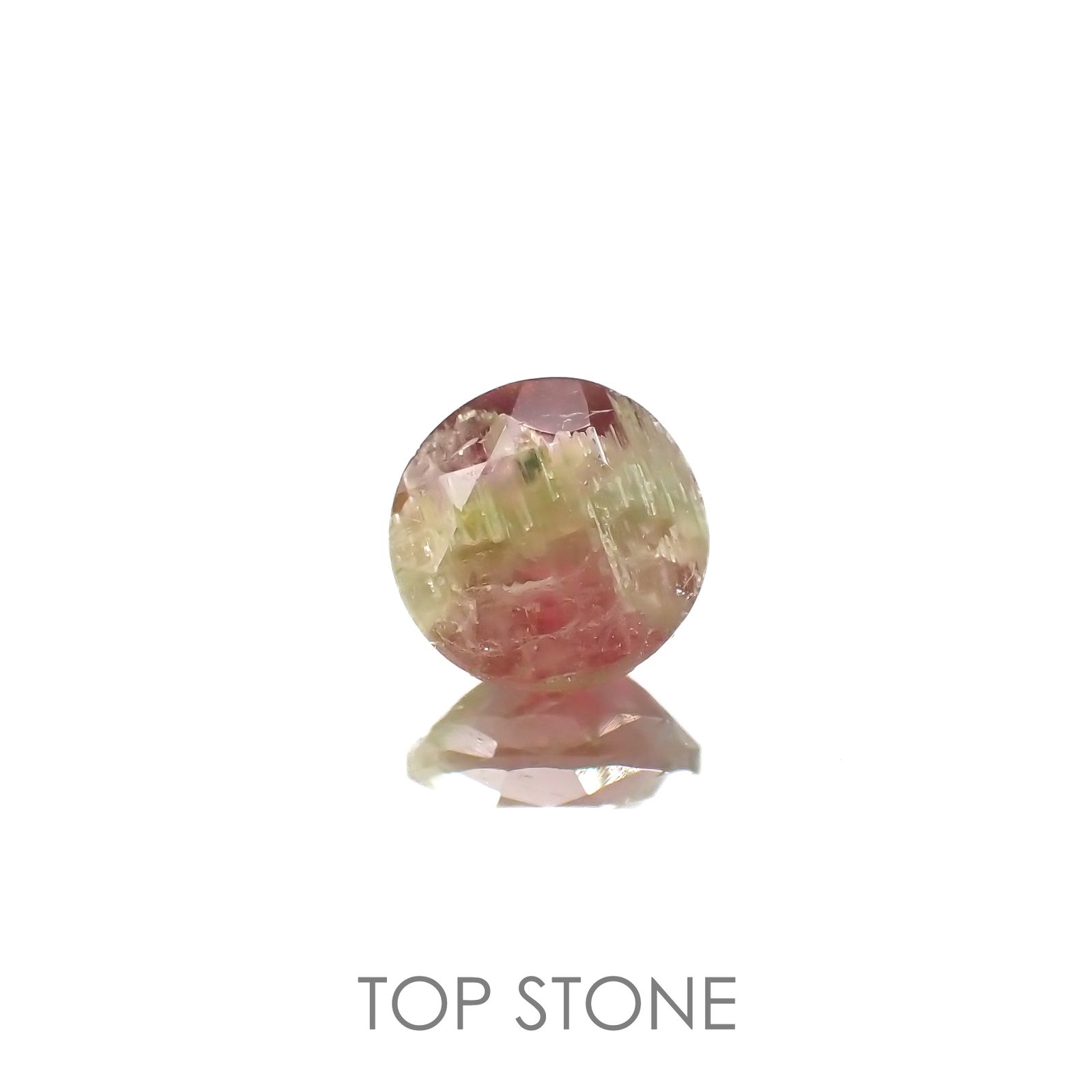 ゼブラトルマリン ブラジル産 1.69ct[220716932]7.8x7.9mm前後