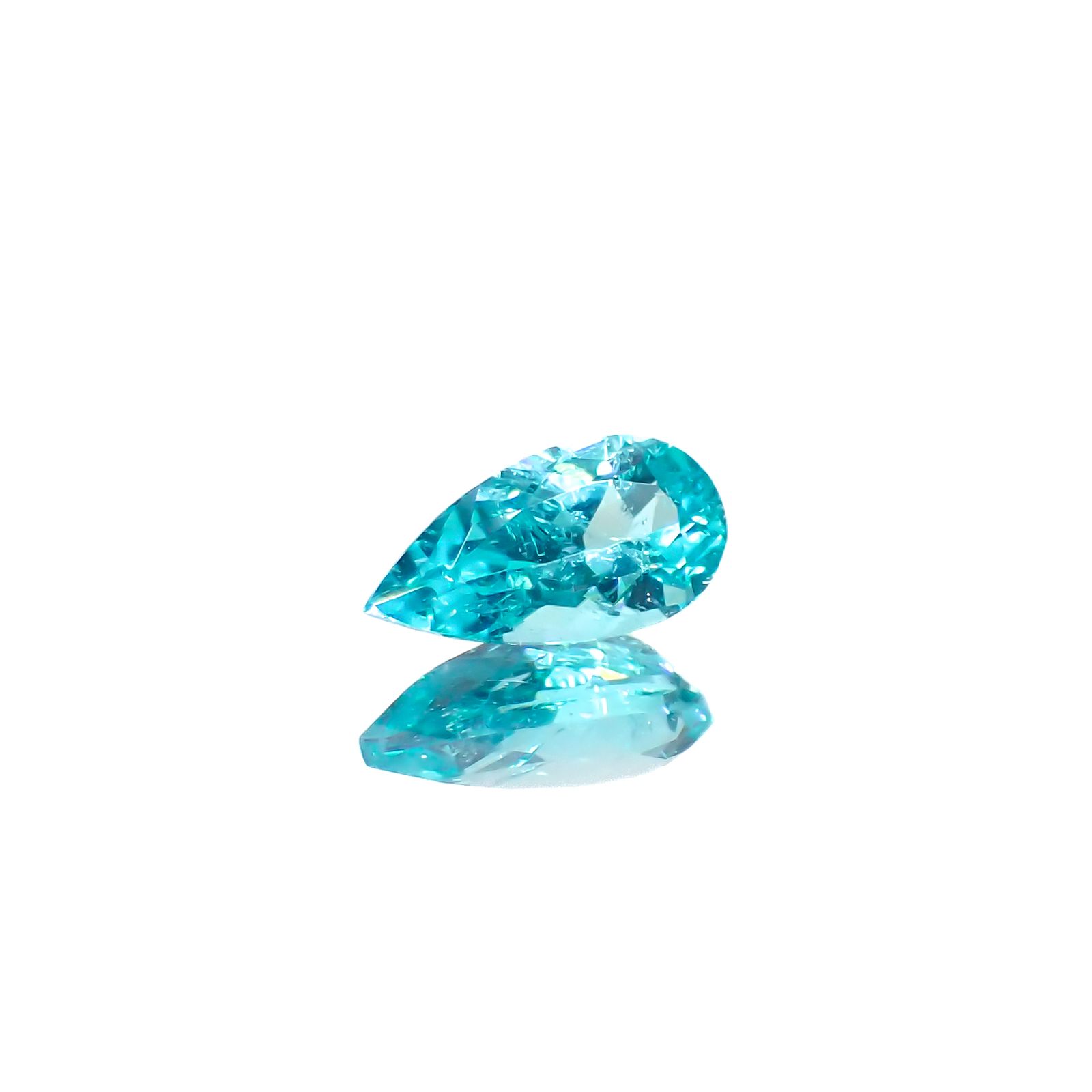 パライバトルマリン(宝石名トルマリン/別名パライバ・トルマリン)ブラジル産 0.40ct GIA鑑付[231023682]6.9x3.56mm前後