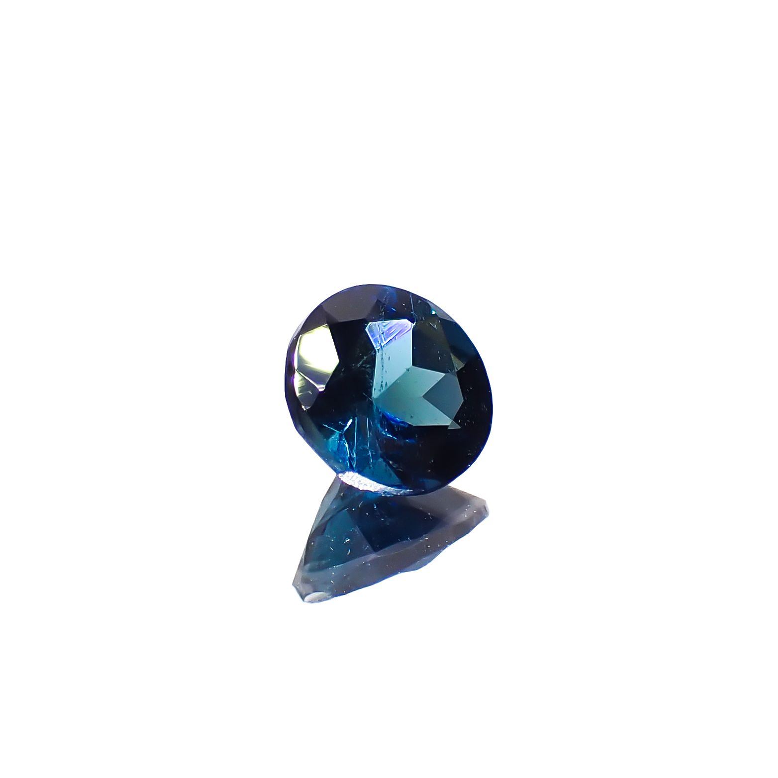 インディゴライト ブラジル産 0.68ct[240928945]5.8x5.7mm前後