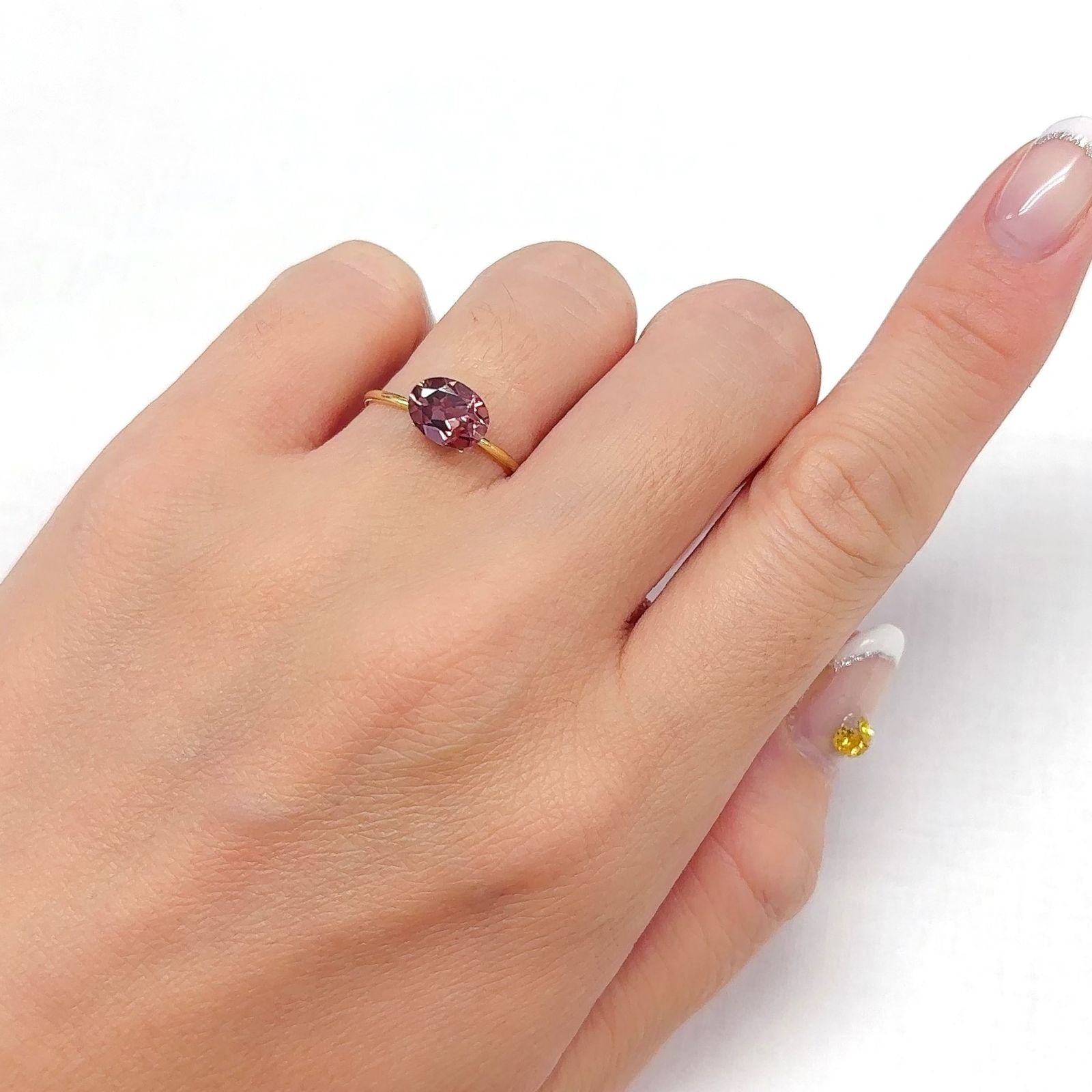 ピンクジルコン スリランカ/カンボジア産 1.76ct[240627927]8x6.2mm前後