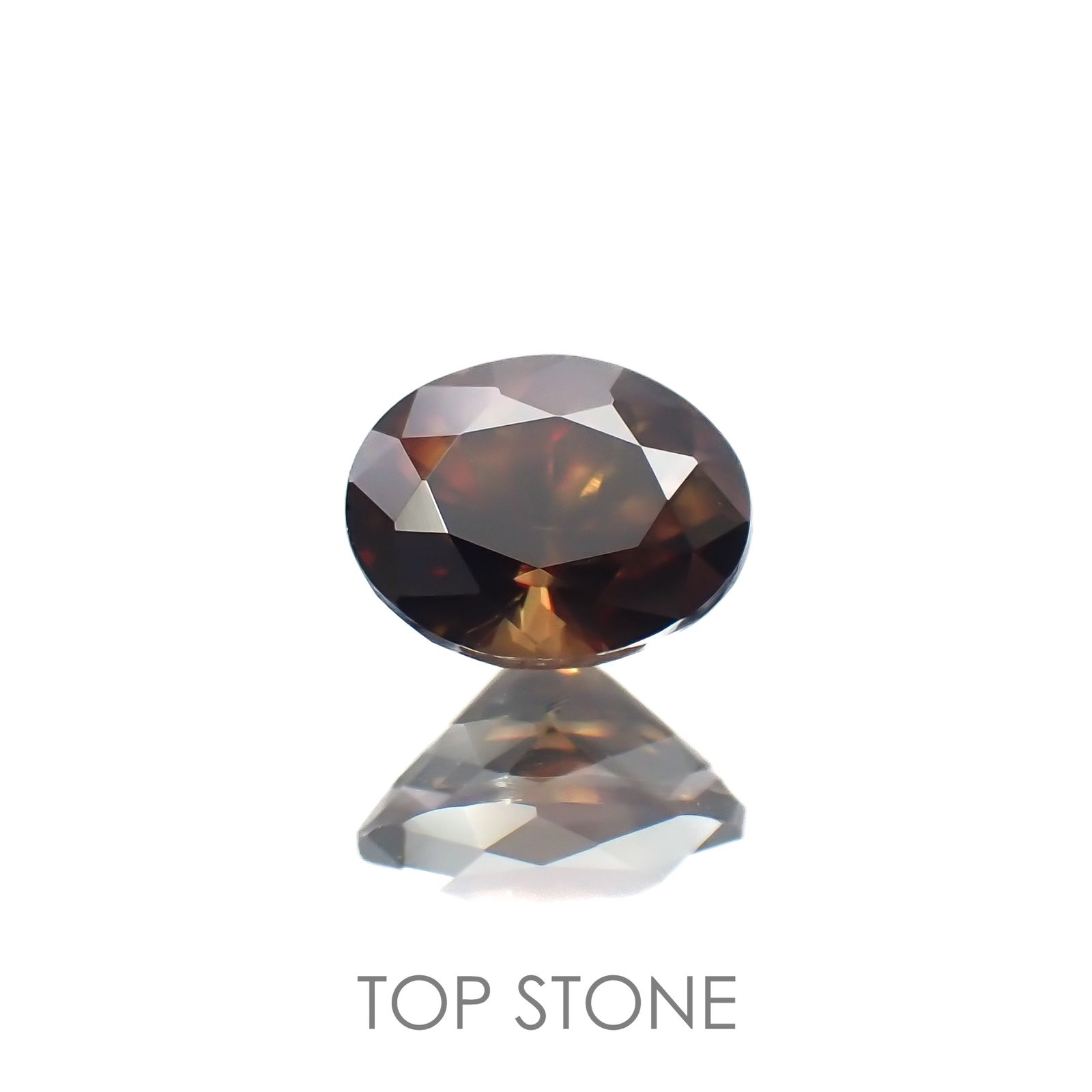 キャシテライト(宝石名キャシテライト)ボリビア産 1.425ct ソ付(彩珠)[221018672]6x4.8mm前後