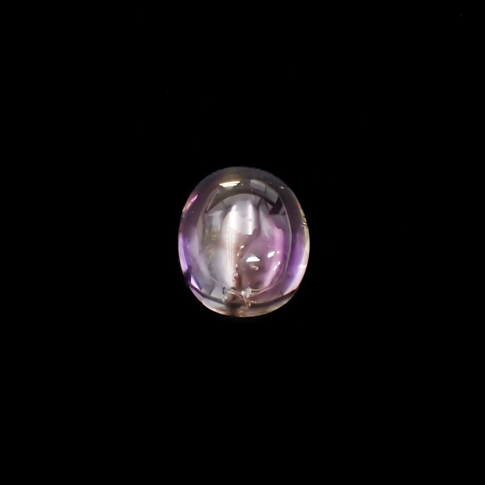 アメジストエレスチャル ブラジル産 13.25ct[230119784]16.2x13.9mm前後