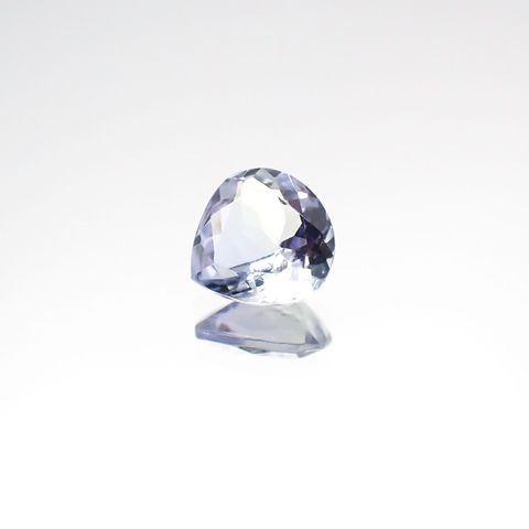 バイカラータンザナイト(宝石名タンザナイト)タンザニア産 0.42ct 識別済[231024012]5.1x5.1mm前後