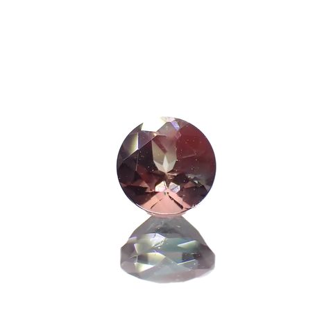 バイカラーアンデシン モンゴル産 0.27ct[230421499]3.8x3.8mm前後