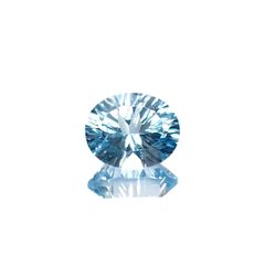 ブルートパーズ ブラジル産 4.50ct / 10.9x9mm前後 [251019353]