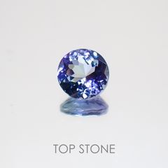パーティーカラータンザナイト(ゾイサイト) タンザニア産 ルース 1ct[21029457]6.1×6.1mm前後