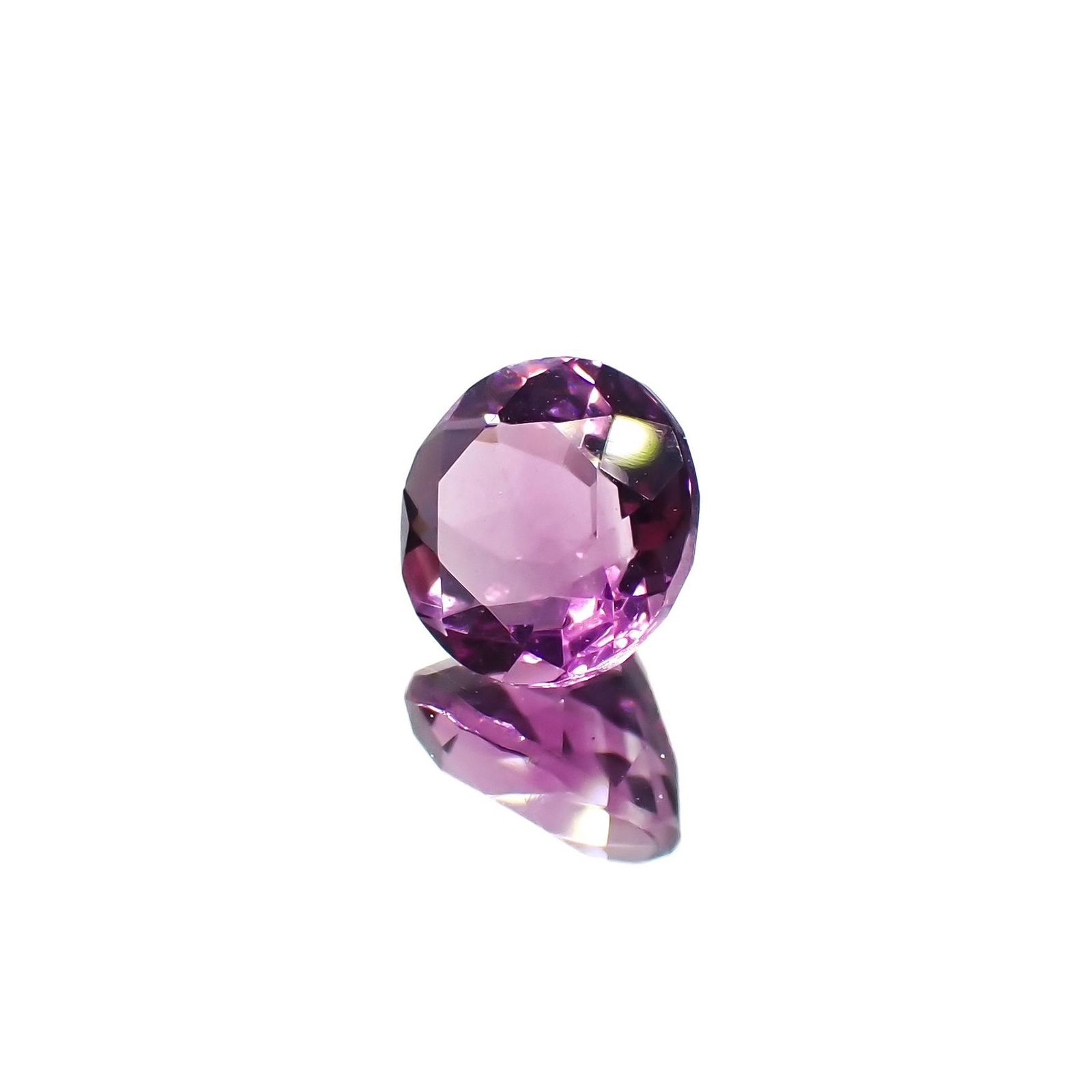 ピンクパープルフローライト 中国産 1.60ct / 7.1x7.1mm前後 [221018445]