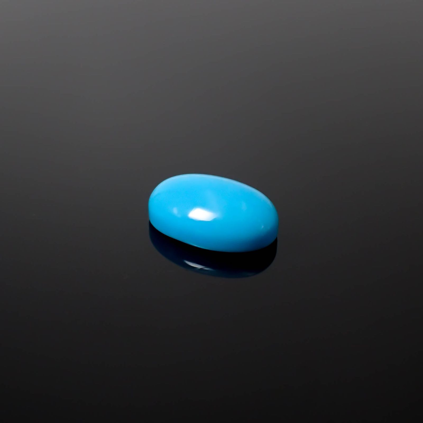ターコイズ アメリカ・アリゾナ州キングマン産 3.83ct[240326423]12.8x8.9mm前後
