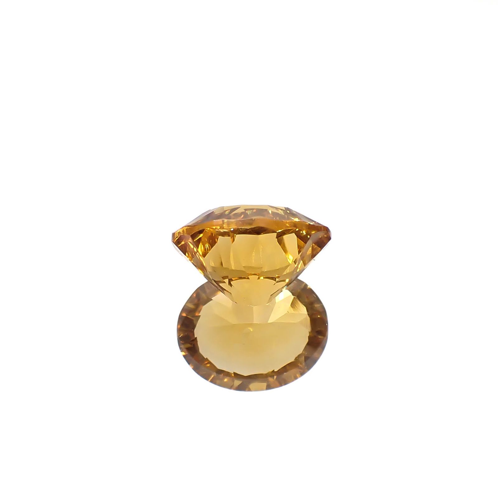 ◇コンケーブカット◇シトリン ブラジル産 2.67ct [241029246]10.2x8.2mm前後