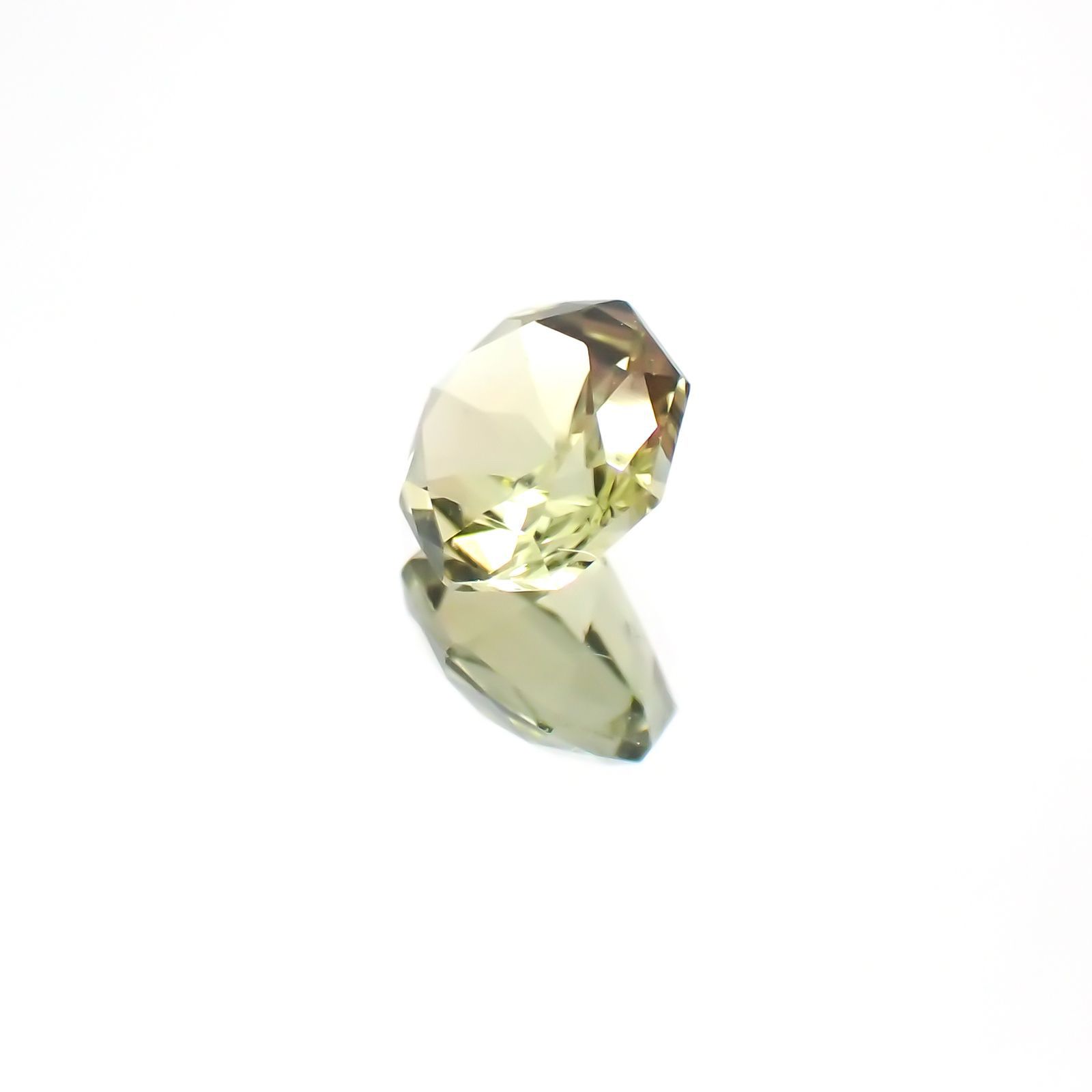 ◇オクタゴンカット◇グリーントルマリン SA(宝石名グリーン・トルマリン)ブラジル産 0.49ct 識別済[231124200]5.1x5.1mm前後