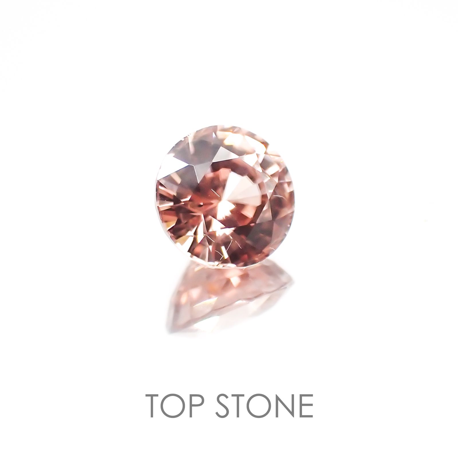 ピンクジルコン スリランカ,カンボジア産 ルース 1.34ct[20128058]6.1×6.1mm前後