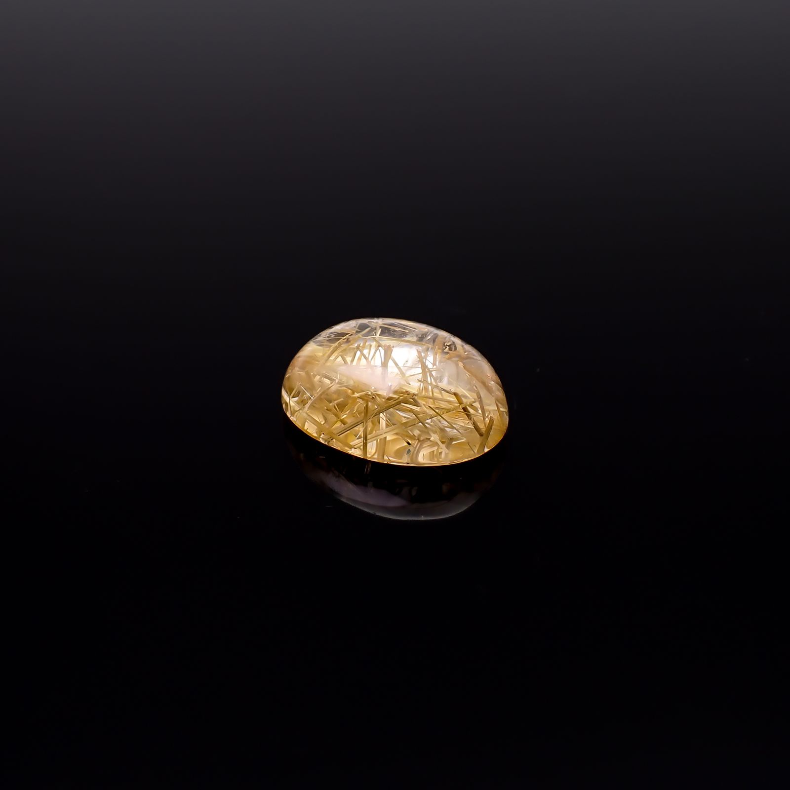 ルチルクォーツ ブラジル産 9.94ct / 16x12.1mm前後 [260732400]