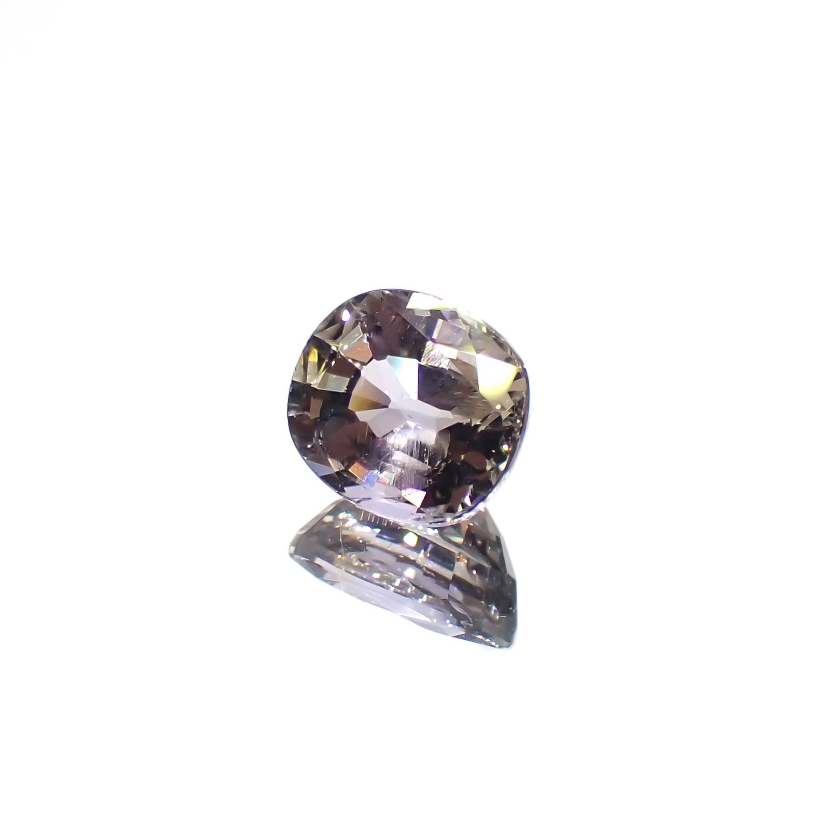 バイカラータンザナイト(宝石名ゾイサイト)タンザニア産 0.86ct 識別済[220717002]6x5.2mm前後