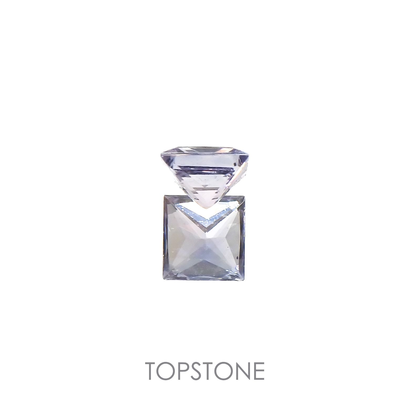 ◇プリンセスカット◇アイスラベンダーサファイア(宝石名サファイア)東アフリカ産 0.19ct 識別済[220817374]3.1x3mm前後
