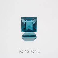 オーシャンブルーカイヤナイト インド産 ルース 0.74ct[210410519]4.5×4.3mm前後