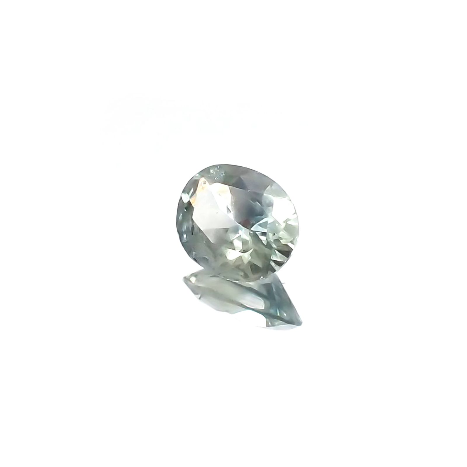 モンタナサファイア(宝石名サファイア) アメリカ・モンタナ州産 0.36ct 識別済[250611647]5.0×3.9mm前後
