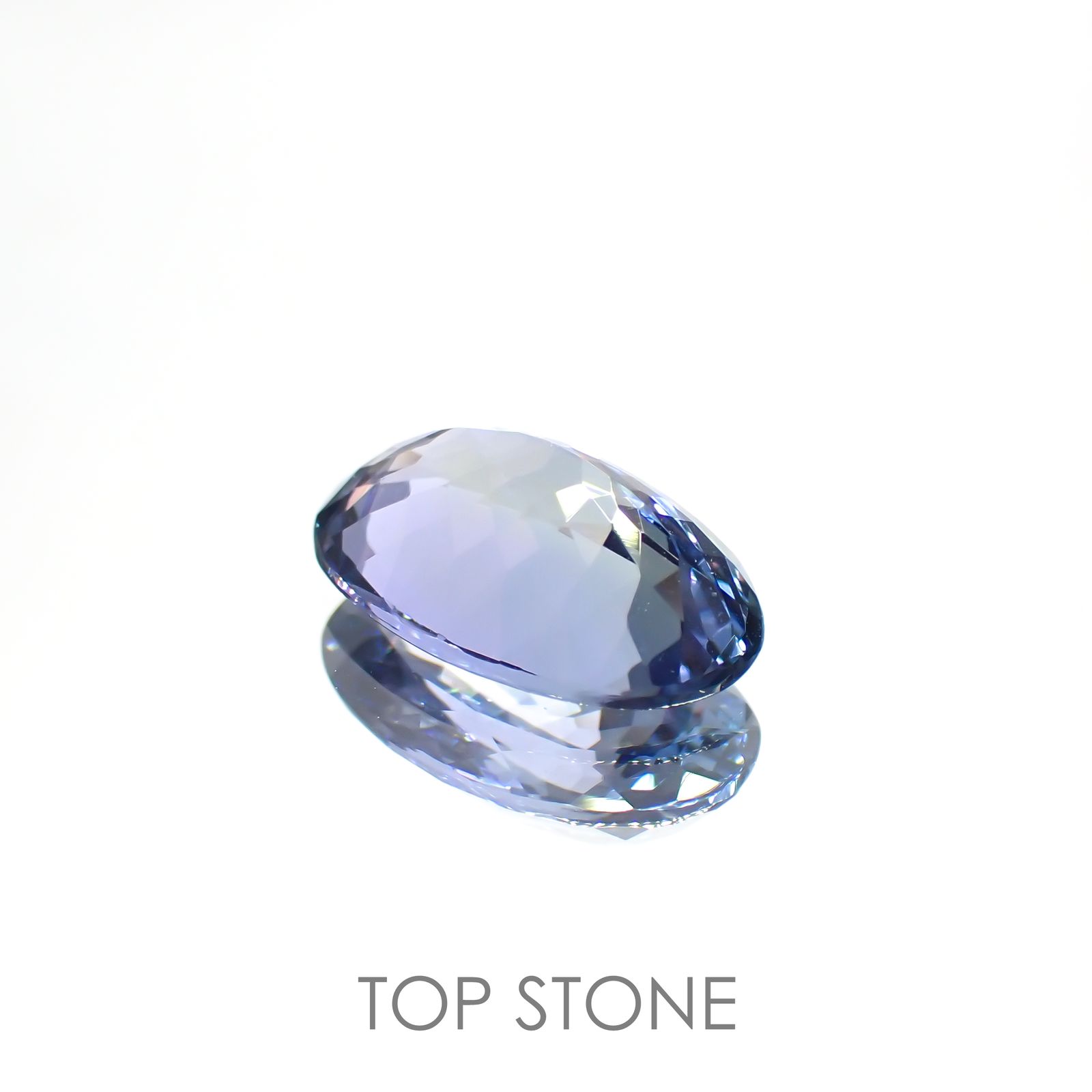 パーティカラータンザナイト(宝石名タンザナイト) タンザニア産 2.424ct ソ付(彩珠)[210410412]11.2×7mm前後