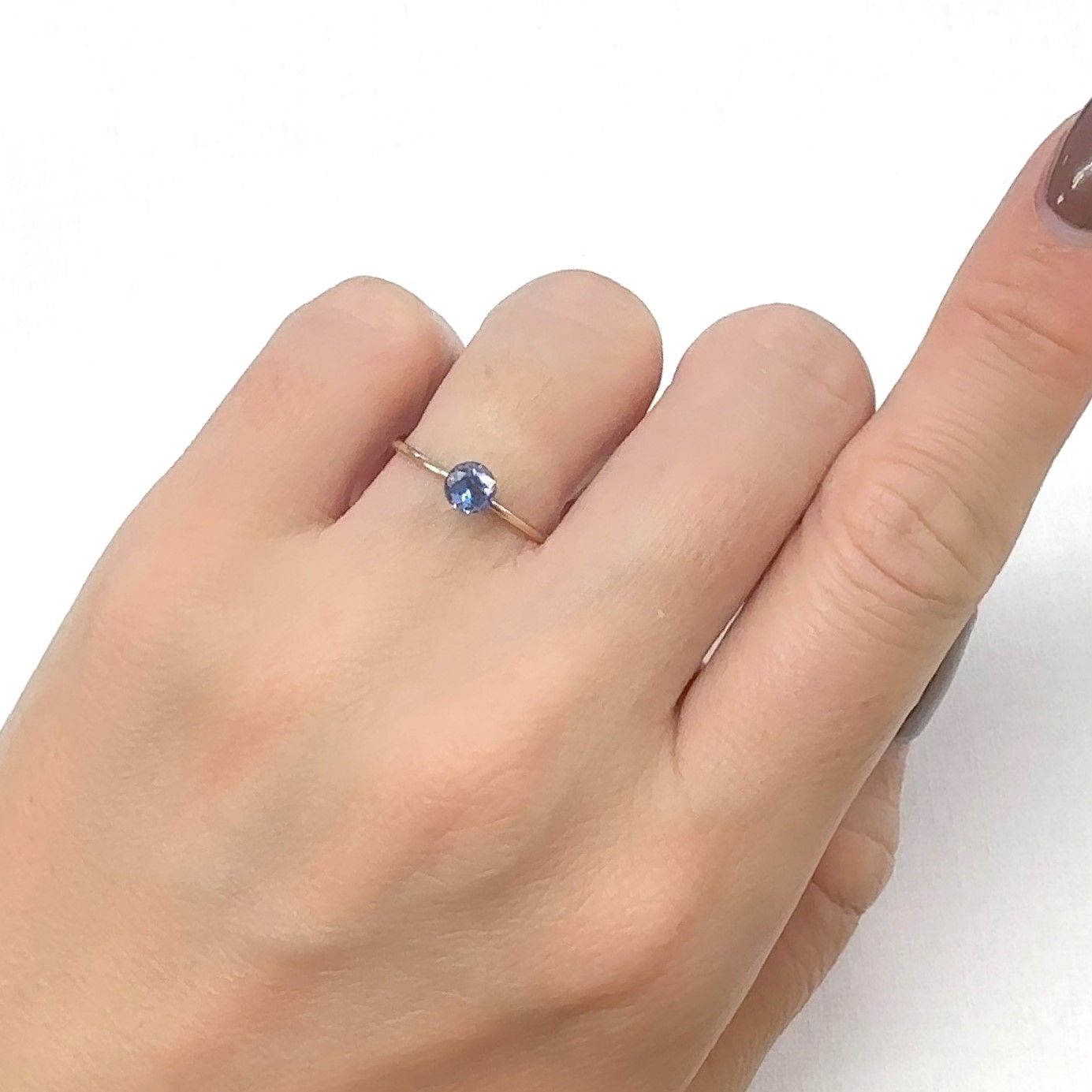 ハックマナイト アフガニスタン産 0.35ct [241029370]4.6x4.6mm前後